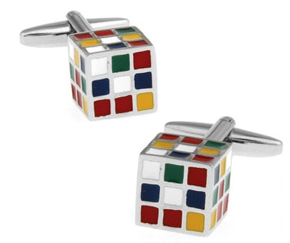 Factory Retail Novelty Cufflinks 29 Designs Option Police box/ Whiskey/ Coffee Cup/ Beer Cap/Cube/ Chaplin Design Cuff Links