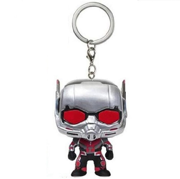 Fashion creative jewelry  new Marvel Keychain spider chivalry captain game movie surrounding key chain with box gift