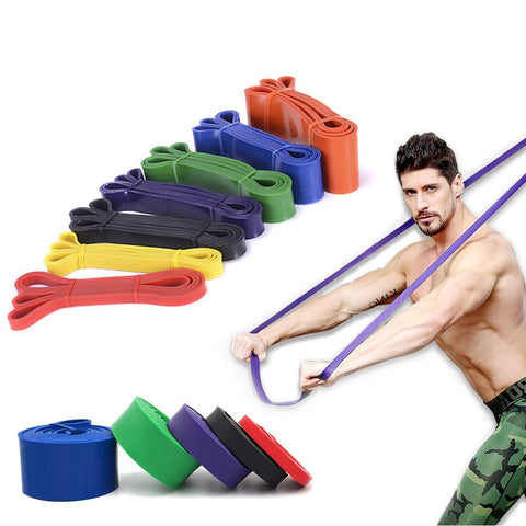 gym Rubber Resistance Bands Yoga Band Elastic Loop Crossfit Pilates Fitness Expander Pull up Strength Unisex Exercise Equipment